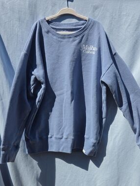Abercrombie & Fitch Dusty Blue Malibu Crewneck Sweatshirt Size 9/10